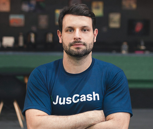 JusCash — Banner Carta CEO