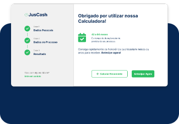 Screenshot da calculadora de prazos - versão mobile